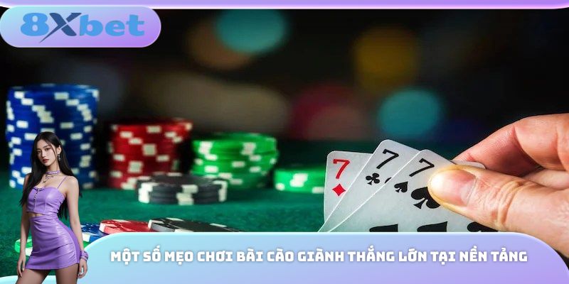 Một số mẹo chơi bài cào giành thắng lớn tại nền tảng